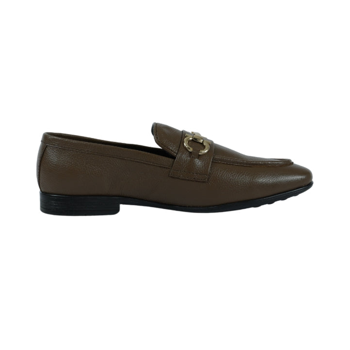 Sleek Slip-On Shoes Leather